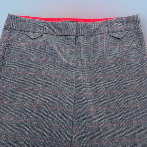 The Limited Pants - THE LIMITED Women’s 6 Gray Plaid Capri Pant